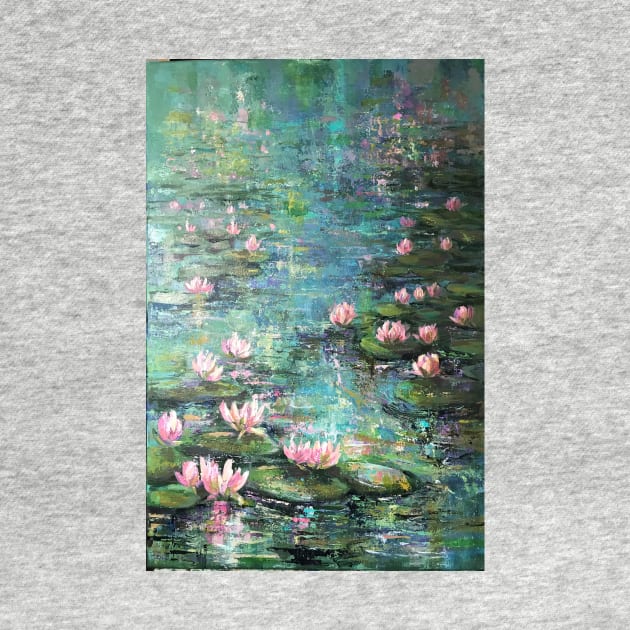 Lily Pond no3 by ColetteBaumback